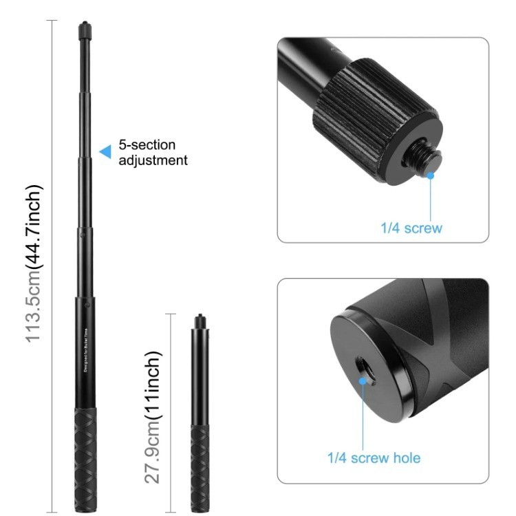 อะแดปเตอร์ขาตั้งกล้อง และขาตั้ง สําหรับรถจักรยานยนต์ Insta360 X4 X3 ONE X2 ONE RS