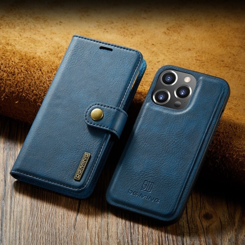 2-in-1 เคสโทรศัพท์มือถือหนัง ฝาพับแม่เหล็ก พร้อมช่องใส่บัตร ถอดออกได้ หรูหรา สําหรับ iPhone 15 Pro Max Plus 14 13 12 11 X XS XR