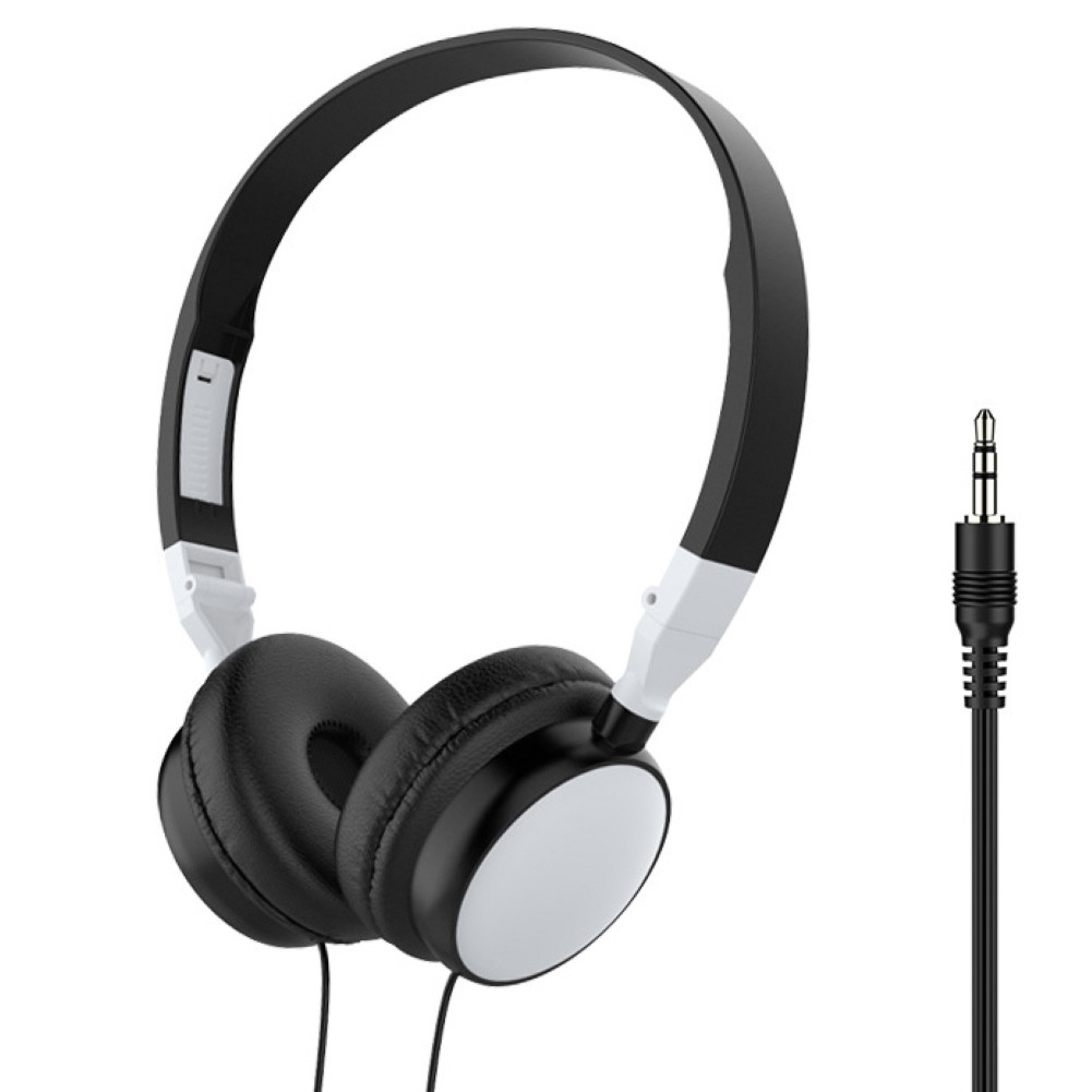 【maka】ชุดหูฟังเล่นเกม Hifi เสียงเบส แบบมีสาย พับได้ 35 มม. สําหรับโทรศัพท์มือถือ แท็บเล็ต