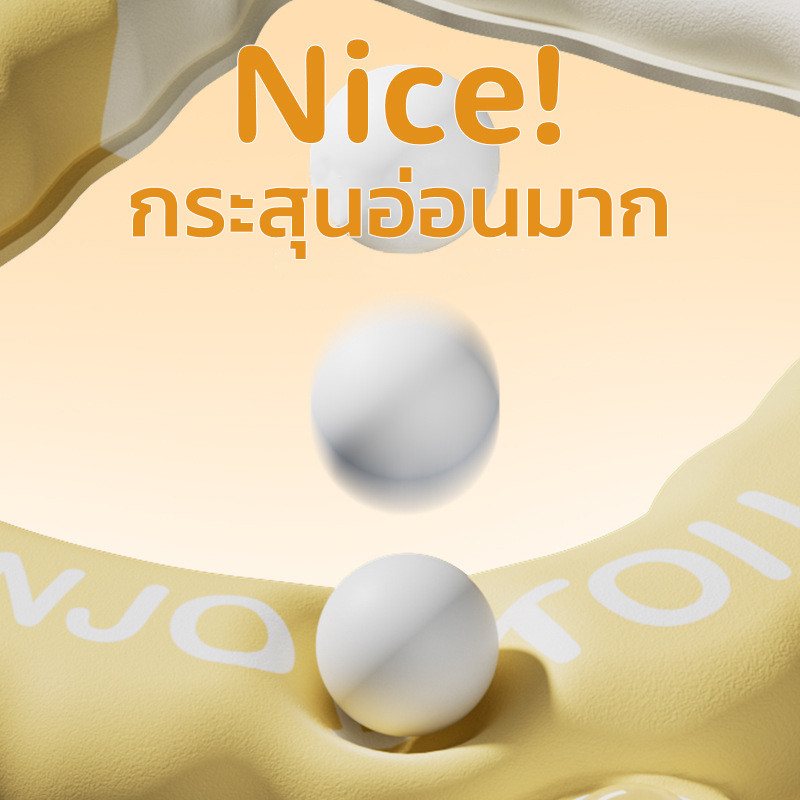 ฝารองนั่งชักโครก เบาะรองนั่งกันน้ำ ล้างทำความสะอาดได้ การ์ตูนน่ารัก EVA หนา ด้วยกลิ่นหอม - รูปที่ 5