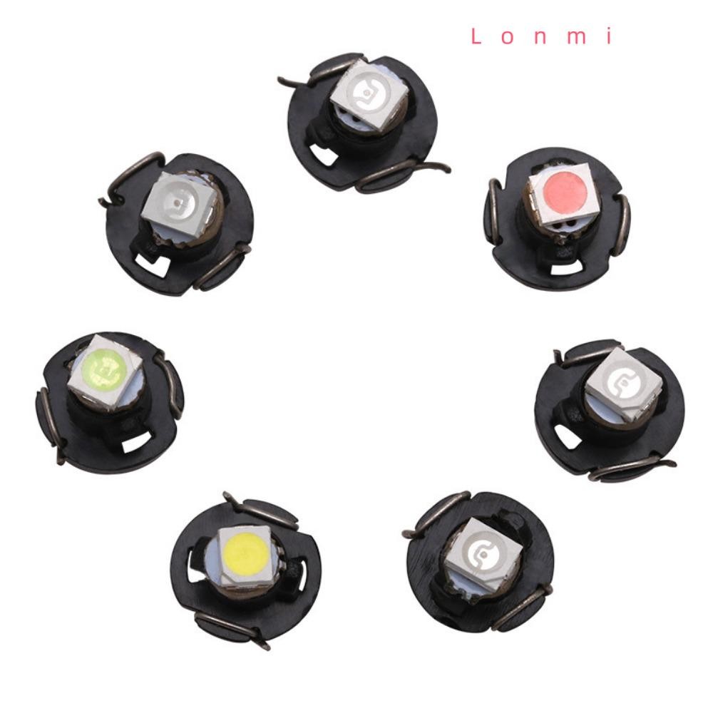 Lonmi หลอดไฟ LED, T3 1210 1SMD โคมไฟ LED รถยนต์, W3W 12V หลอดไฟแดชบอร์ดรถยนต์