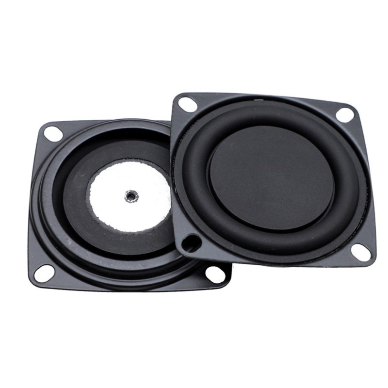 MDD 2 ชิ้น 2 นิ้วแผ่นสั่นเบสลําโพงยางและโลหะแผ่นสั่น Passive Bass Woofer ไดอะแฟรม - รูปที่ 3