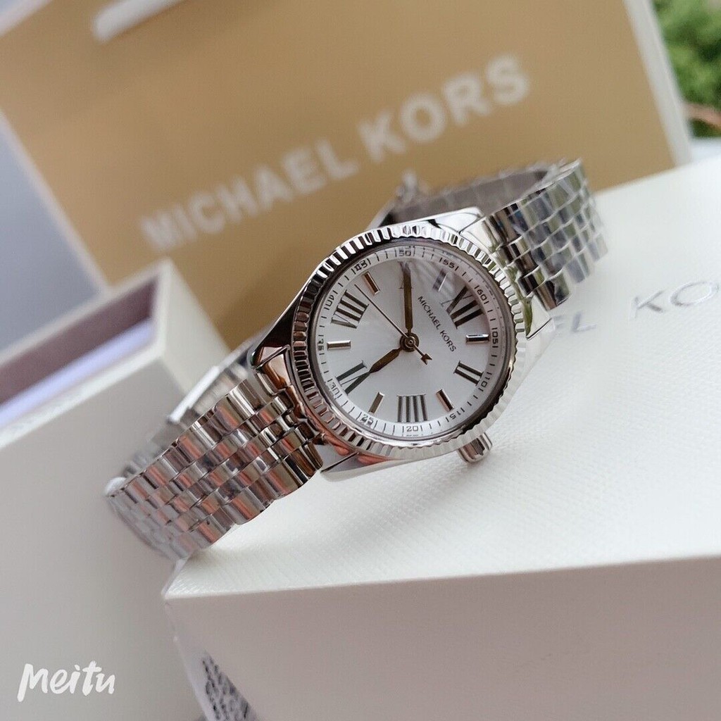 Michael Kors Women's MK3228 26mm - Petite Lexington Stainless Watch