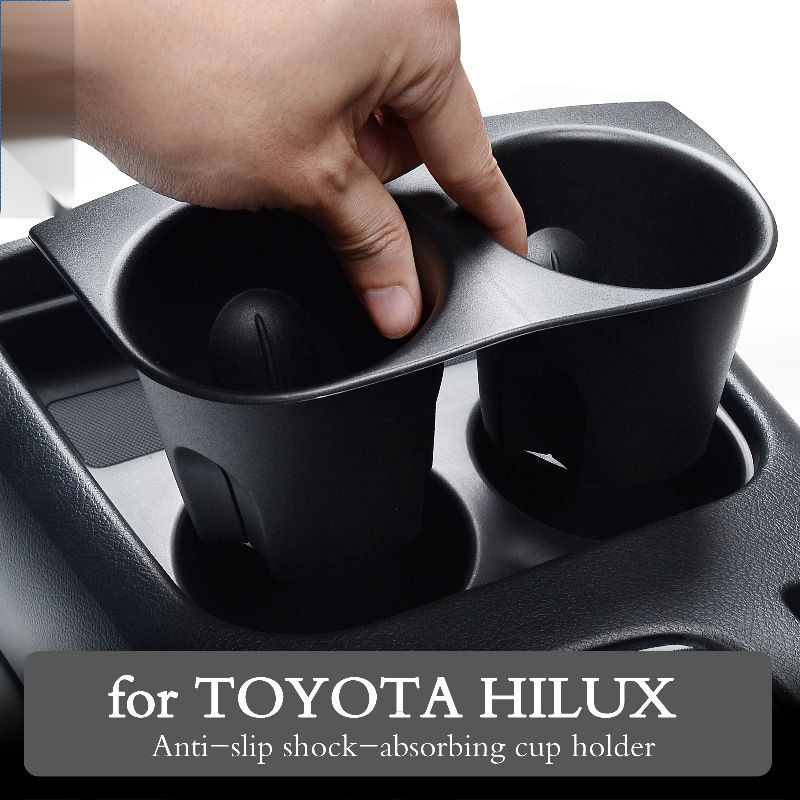 Toyota Hlux ที่วางแก้วกันลื่น ตกแต่งคงที่ สําหรับวางเครื่องดื่มในรถ