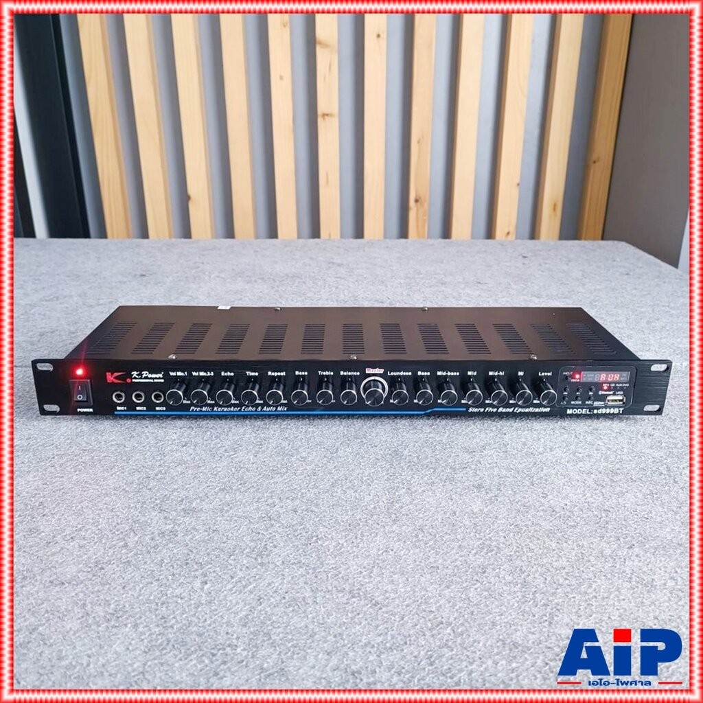 K.POWER SD-999BT ปรี USB บูลทูธ ปรีแอมป์เครื่องเสียงกลางแจ้ง ปรีคาราโอเกะ ปรีแอมป์บลูทูธ เครื่องแต่งเสียง SD 999BT SD...