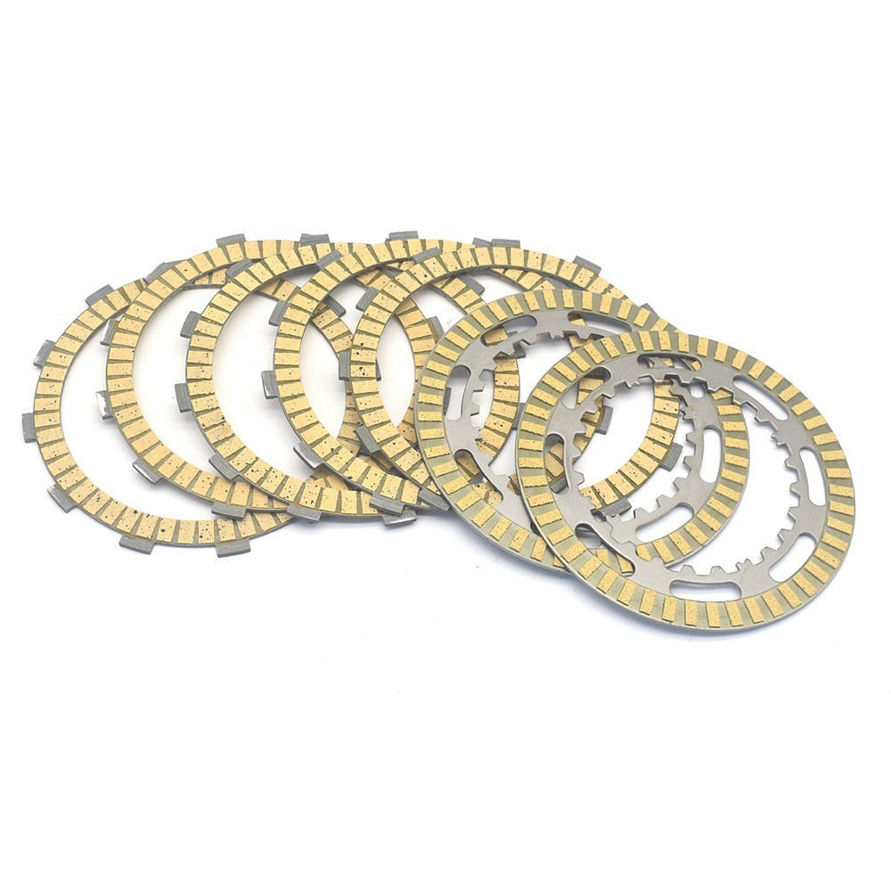 7 ชิ้นรถจักรยานยนต์แรงเสียดทานแผ่นคลัทช์แผ่นดิสก์สําหรับ SUZUKI AN650 AN650A AN Burgman/Skywave 650L