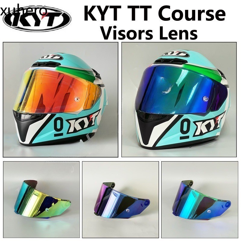 KYT TT Course Visor Lens Iridium Lens KYT TT Course Helmet