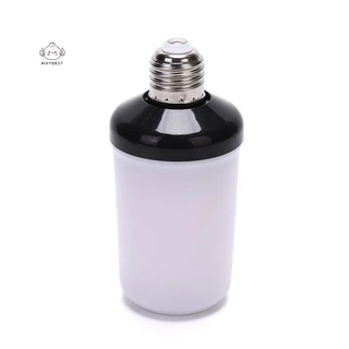 {maybest} 1 ชิ้น LED Flame Effect Fire หลอดไฟ E27 จําลองธรรมชาติ Flicker Lamp Decor {TH}