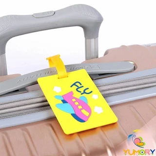 Yumory ป้ายห้อยกระเป๋า PVC ป้ายติดกระเป๋าเดินทาง แท็กกระเป๋าเครื่องบิน luggage tag
