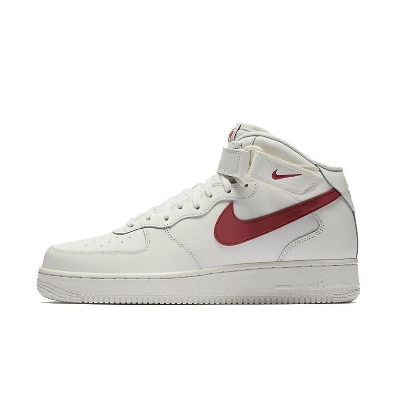 NIKE Nike Air Force 1 Mid '07 Original High Top Sports Men's Casual Women's Shoes Pure White "Pure