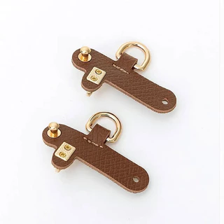 LONGCHAMP 1คู่กระเป๋าถือCrossbody Conversion Hang Transformationหัวเข็มขัดสําหรับLongchampขนาดเล็กPunch-ฟรีของแท้หนังสายคล้องไหล่หัวเข็มขัด