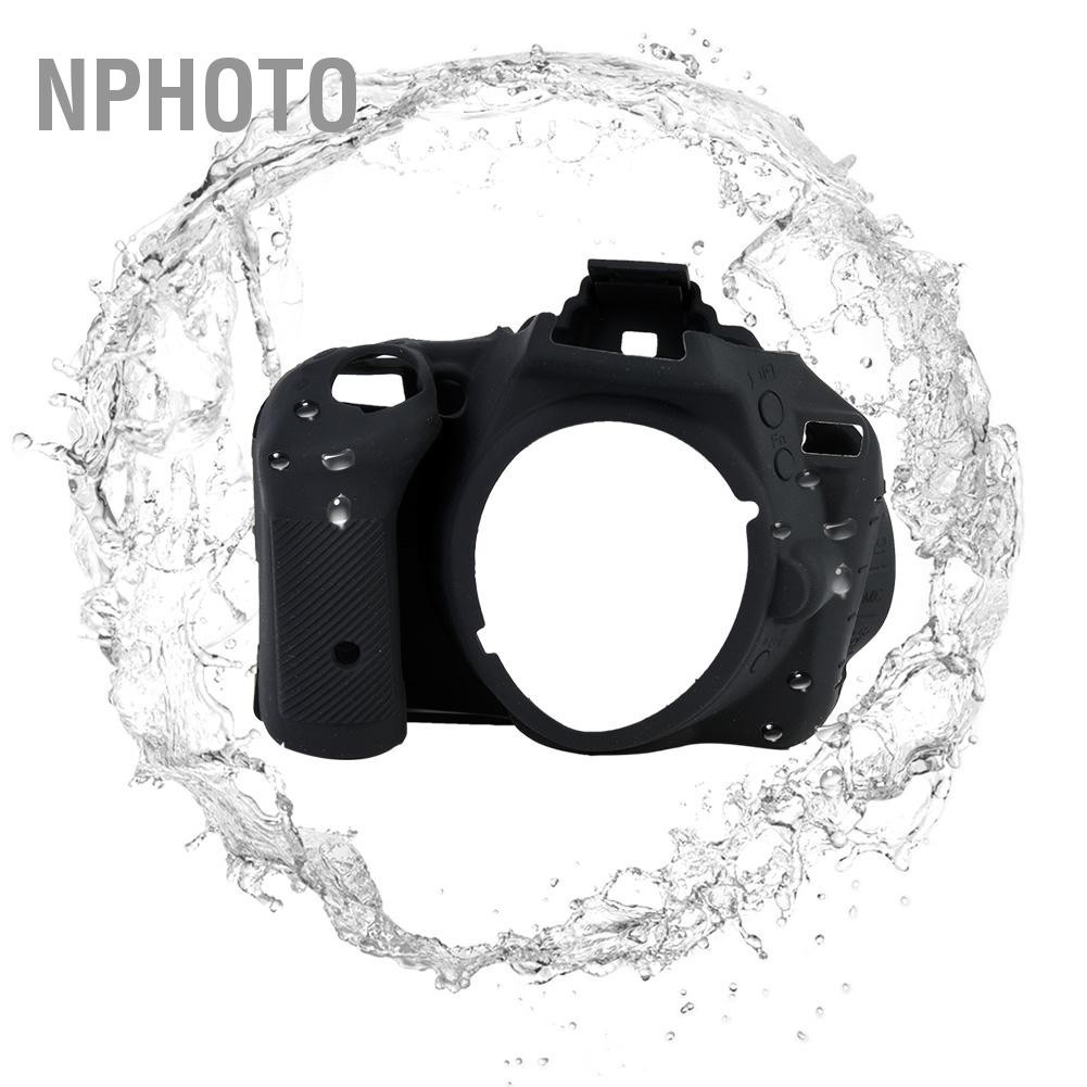 Nphoto เคสซิลิโคนอ่อนนุ่มป้องกันฝุ่นกันลื่นสำหรับกล้อง Nikon D5500 D5600