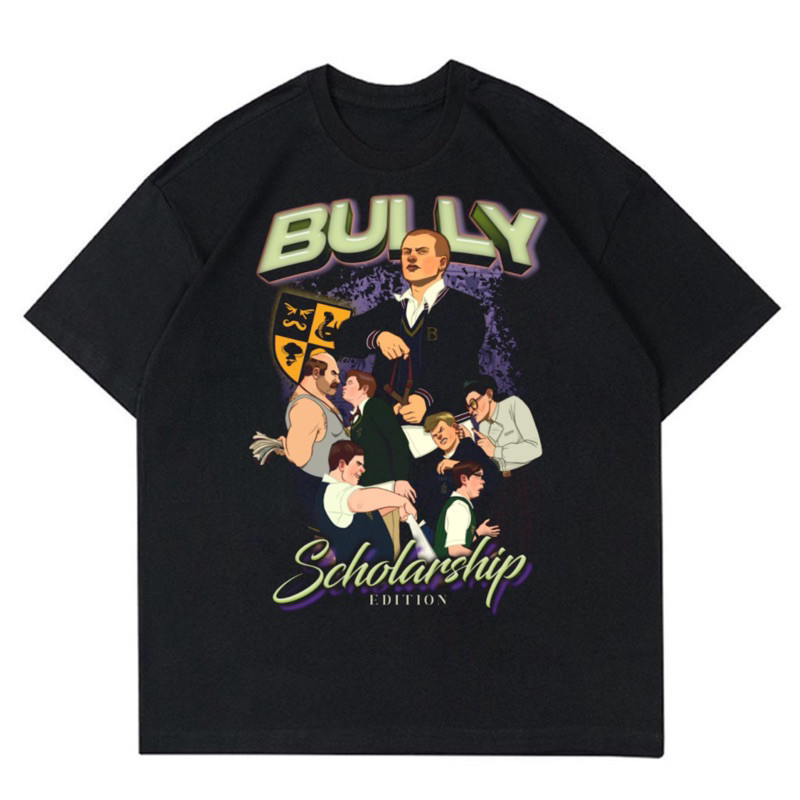 แฟชั่นใหม่ เสื้อยืด พิมพ์ลาย Bully SCHOLARSHIP VINTAGE | เสื้อยืด พิมพ์ลาย Bully SCHOLARSHIP | เสื้อ