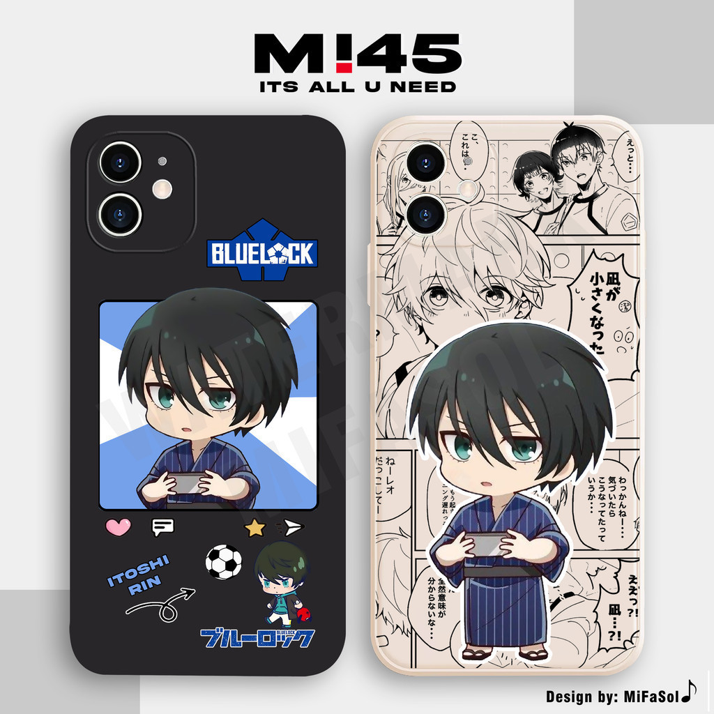 Blue Lock Itoshi Rin Case Oppo A15 A12 A3S A5S A16 A78 A17 A57 A16K A18 A38 A58 RENO8 RENO7 RENO8T MF097 MF165 สมาร์ทโฟนกรณีล่าสุดอะนิเมะความงาม Softcase Motif