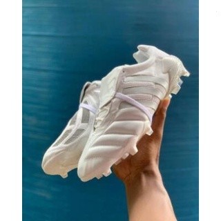 Adidas Ready soccer shoes Adidas football Predator Mania remake leather White FG outdoor men's boots unisex soccer cleat