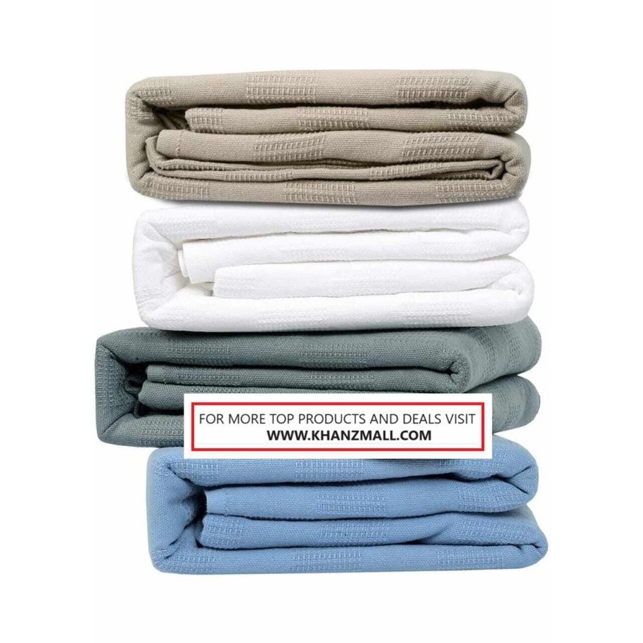 [ 2024 Arrival ] Hotel Luxury 100% Cotton THERMALT BLANKET THIS SPECIAL THIS WEEK