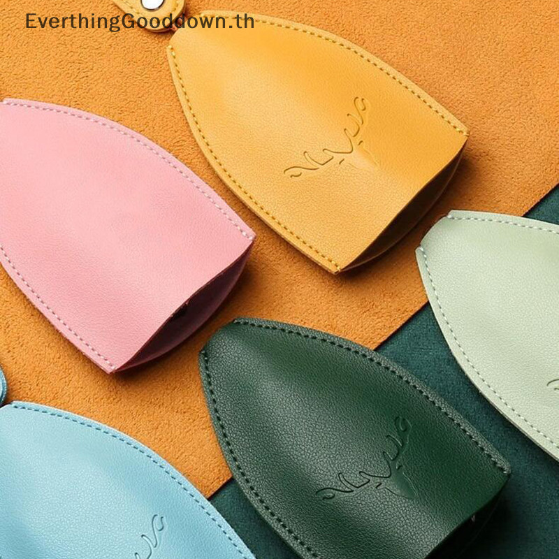 Ever ใหม่ เคสกุญแจรีโมตรถยนต์ หนัง PU แบบดึง ลายกวาง สําหรับทุกเพศ ทุกวัย