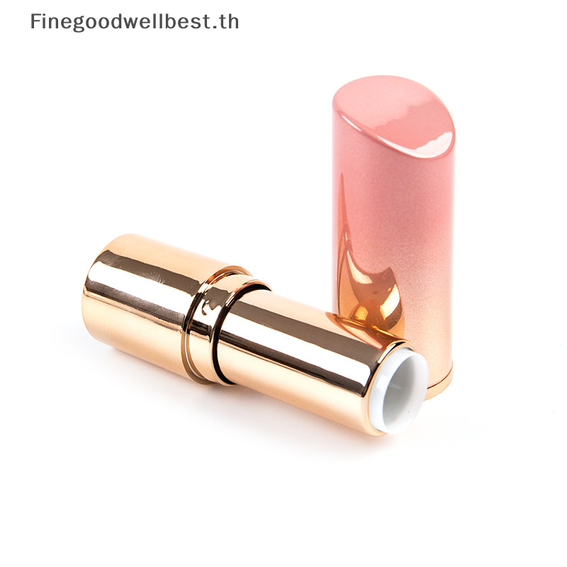 Fbth หลอดเปล่า สีพีช สําหรับใส่เครื่องสําอาง ลิปสติก DIY