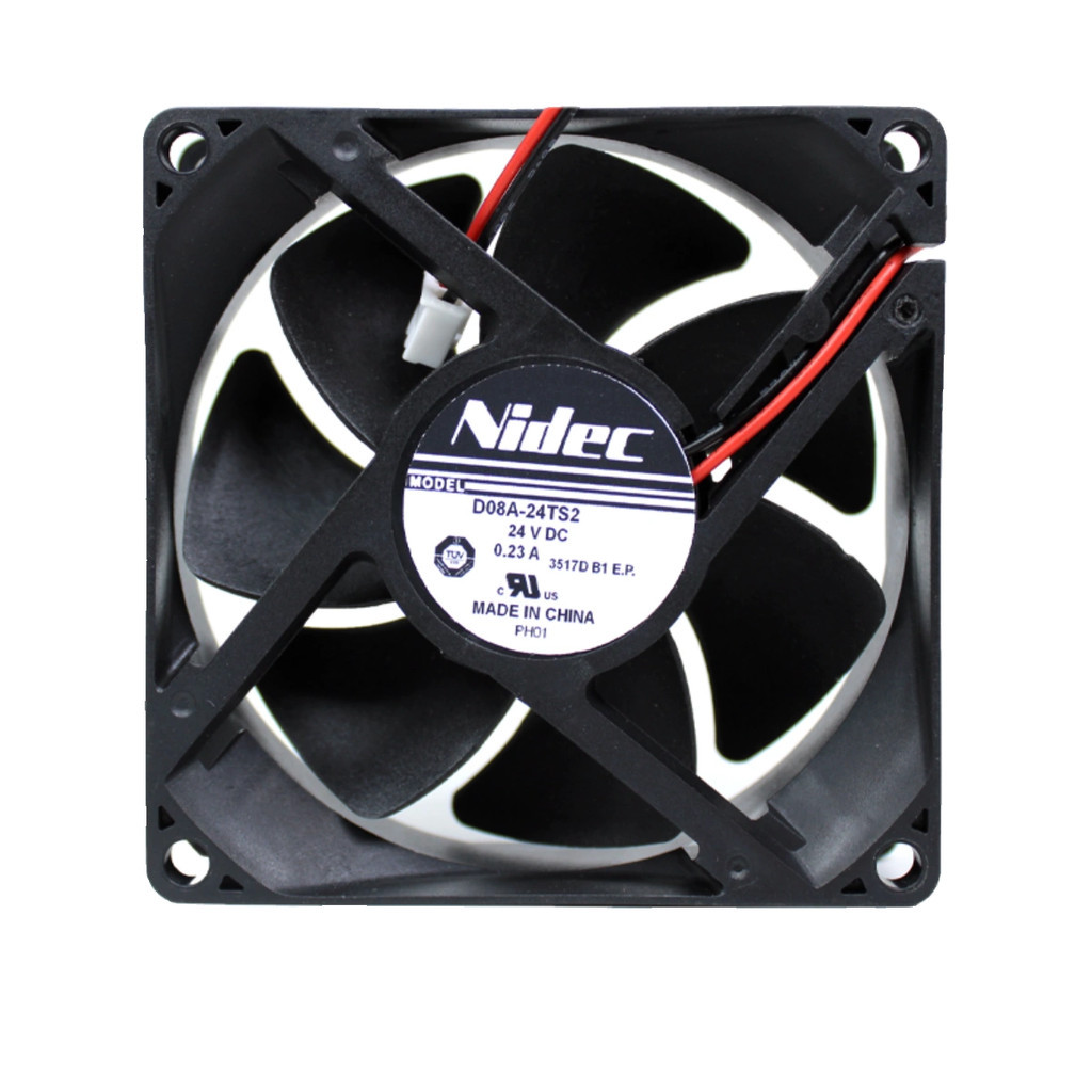 D08A-24TS2 05 24V 0.23A ญี่ปุ่น NIDEC 80 * 80 * 25 พัดลมอินเวอร์เตอร์