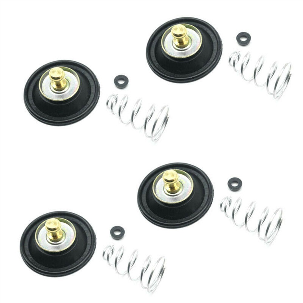 4PCS สําหรับ HONDA CB400T GL500 GL1100 คาร์บูเรเตอร์ Air ตัดวาล์วไดอะแฟรมฤดูใบไม้ผลิ