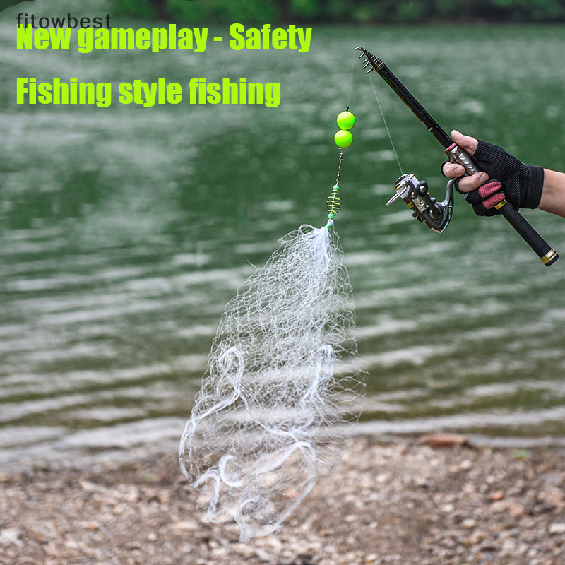 Fbth 【 Bazhiwang Fishing Net 】ตาข่ายจับปลา สําหรับตกปลา