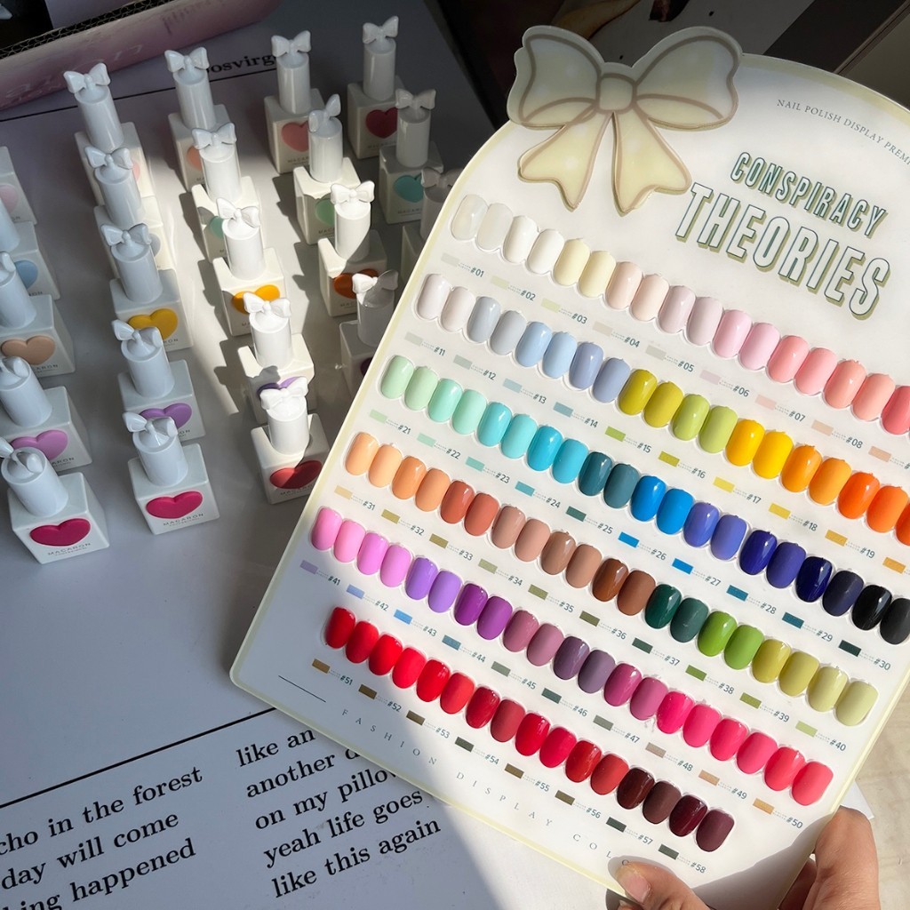 สีเจล เกาหลี ยกเซ็ต เซ็ตสีเจล สีเจล as ยกเซต เซ็ตสีลูกแก้ว สีเจล ยกเซต เซทสีเจล 58 สี #MACARON58