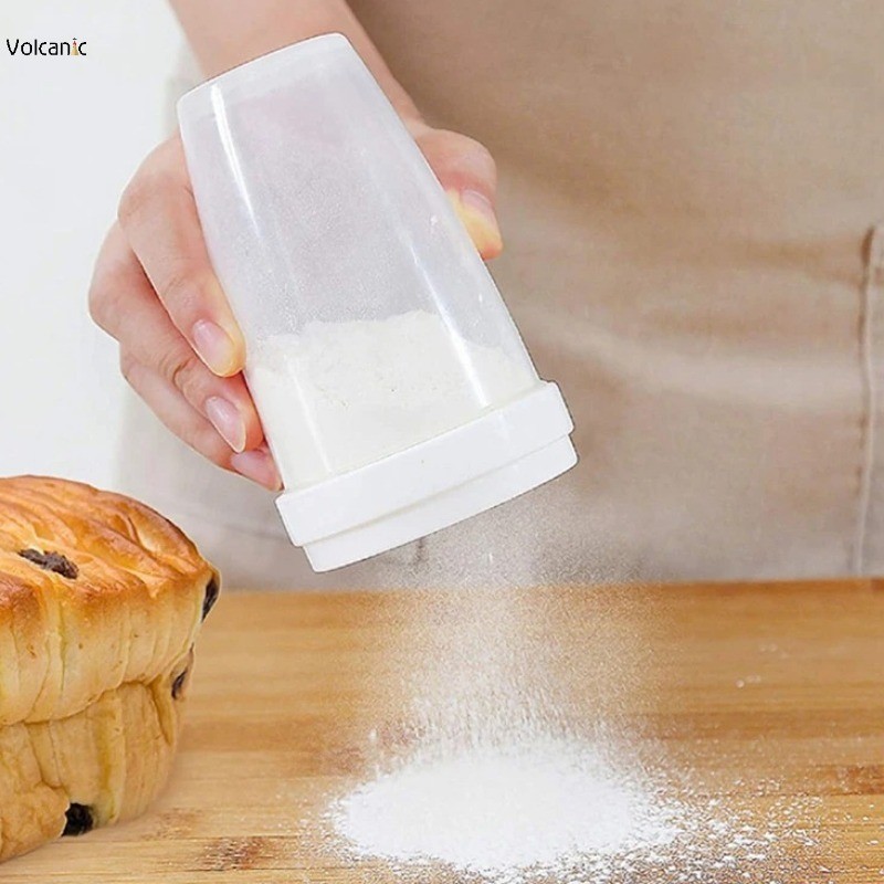 ที่ร่อนผงกาแฟ ช็อคโกแลต ไอซิ่ง น้ําตาล แป้ง โกโก้ แบบพลาสติก สเตนเลส DIY