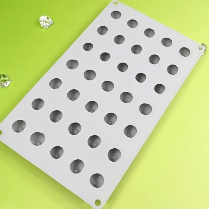 Aoto แม่พิมพ์เค้กมูสรูปเชอร์รี่ขนาดเล็กช็อกโกแลต Moulds อุปกรณ์อบขนมแม่พิมพ์ขนม