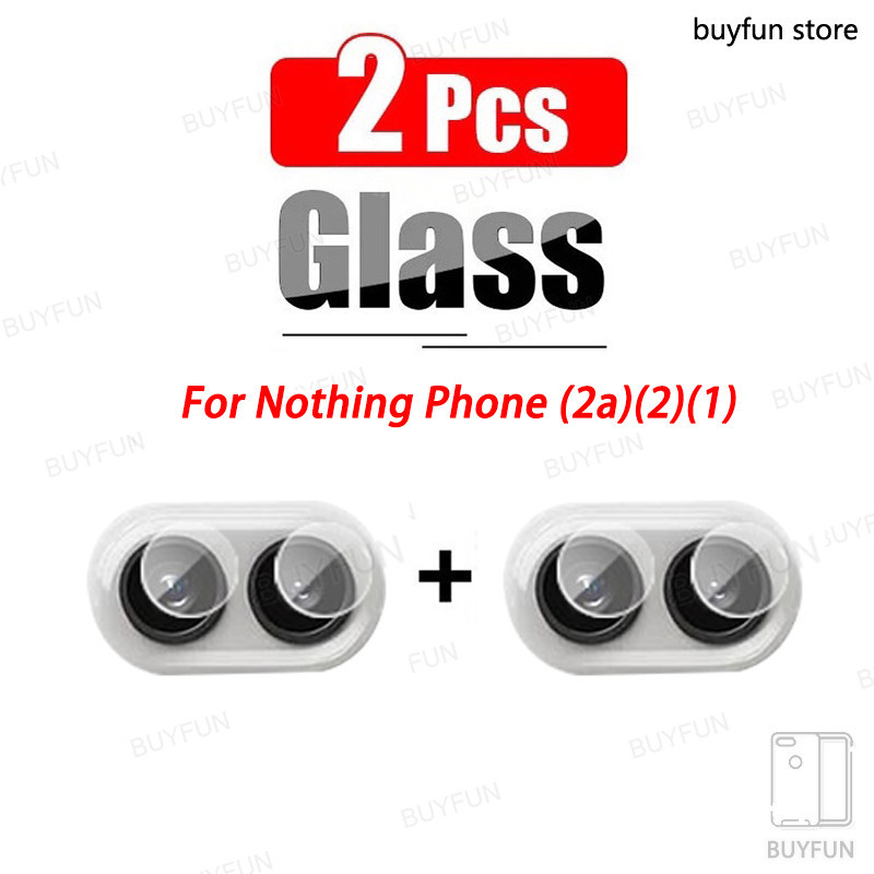 2sll สําหรับ Nothing CMF PhoneOne โทรศัพท์ (2A) (2) (1) nothing1 nothing2 nothing2a 2 1 2A+ A142 A065 A063 เลนส์กล้องป้องกันฟิล์มกระจกนิรภัย (2 ชิ้น)