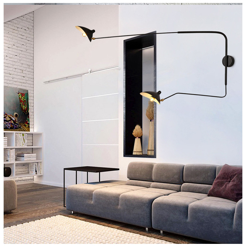 โคมไฟติดผนัง led รูปกรงเล็บเป็ด สร้างสรรค์ สไตล์อุตสาหกรรม B & B สไตล์โมเดิร์น สําหรับตกแต่งบ้าน - รูปที่ 5