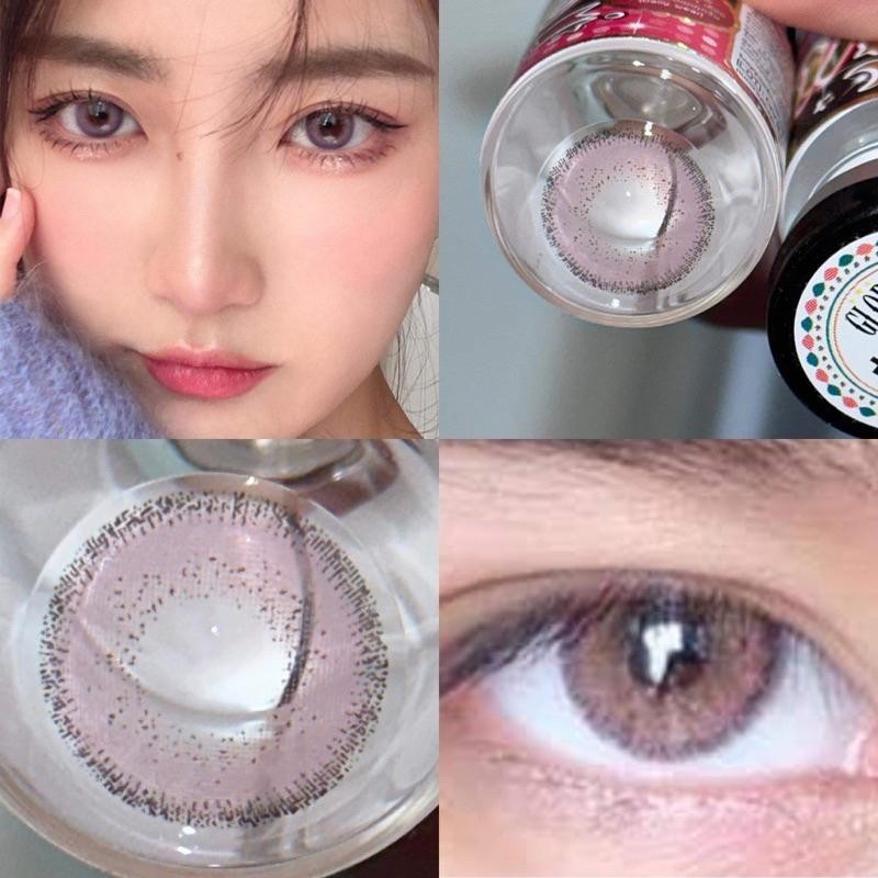 Pink คอนแทคเลนส์สีชมพู มินิ (Mini) ขนาดเท่าตาคอนแทคเลนส์กรองแสง