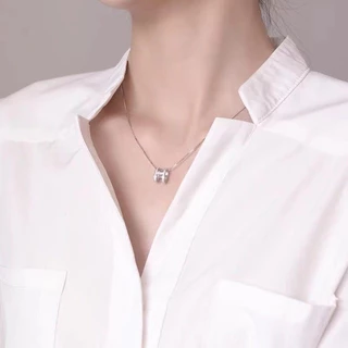 🧡พร้อมส่งจากไทย🧡 สร้อยคอ จี้รูปตัว H เครื่องประดับ แฟชั่น รวมลายยอดฮิต สำหรับผู้หญิง สไตล์เกาหลี N100/N MIX