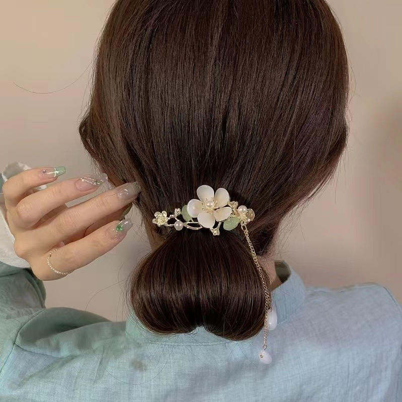 การ์ดแมกโนเลีย Liu Sufa Fucks แบบครึ่งตัว สีขาว สไตล์โบราณ สําหรับผู้หญิง - รูปที่ 2