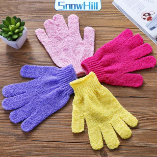 S.H ถุงมืออาบน้ำ ถุงมือขัดผิวอาบน้ำ ขจัดเซลล์ผิวเก่า พร้อมส่ง Glove-style bath towel