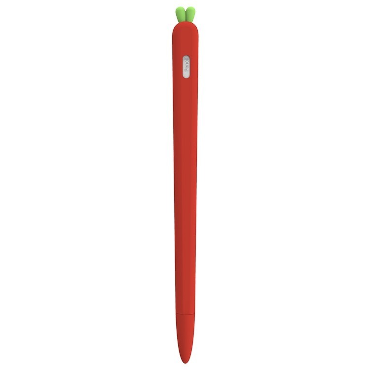 พร้อมส่ง เคสปากกาสไตลัส ซิลิโคน รูปแครอท สําหรับ Apple Pencil 2