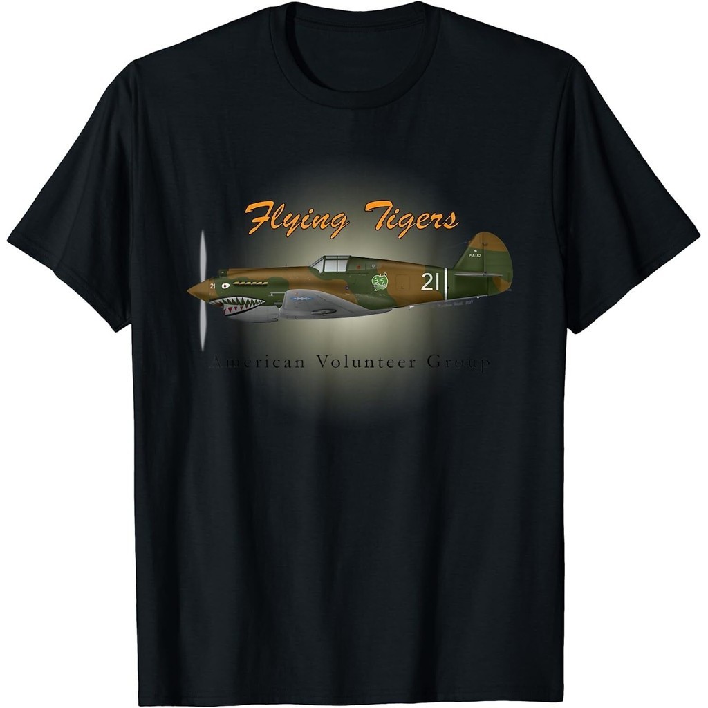 P-40 Flying Tigers Ideas Tee เสื้อยืด