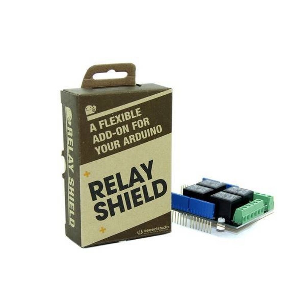 Relay Shield V3.0 โมดูล Relay สำหรับ Arduino มีทั้งหมด 4 ช่อง