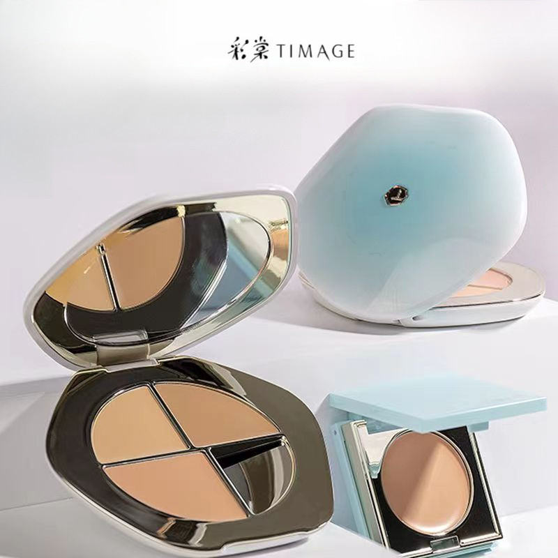 TIMAGE พาเลทคอนซีลเลอร์ปกปิดรอยตำหนิและติดทนนาน น้ำหนักเบา กันน้ำและกันเหงื่อ