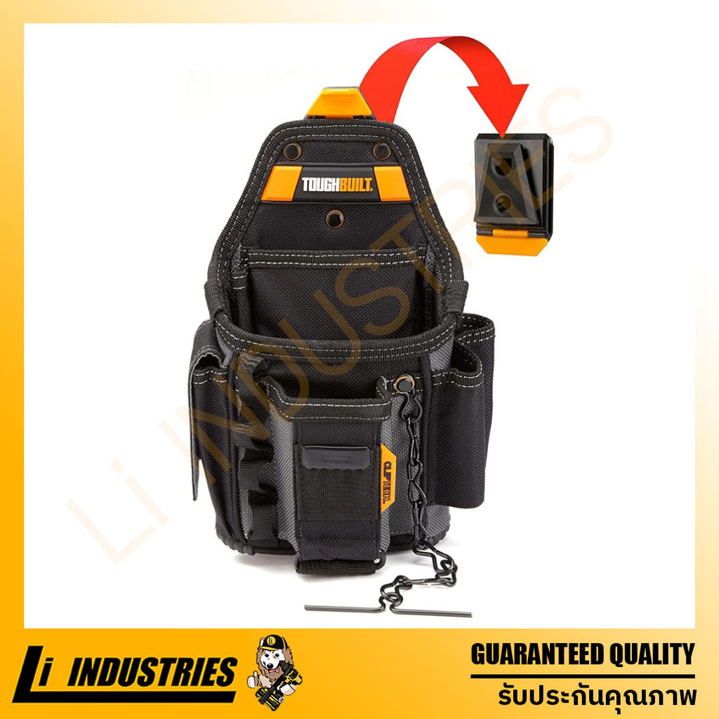 TOUGHBUILT Cliptech กระเป๋าติดเข็มขัดช่างไฟ TB-CT-34