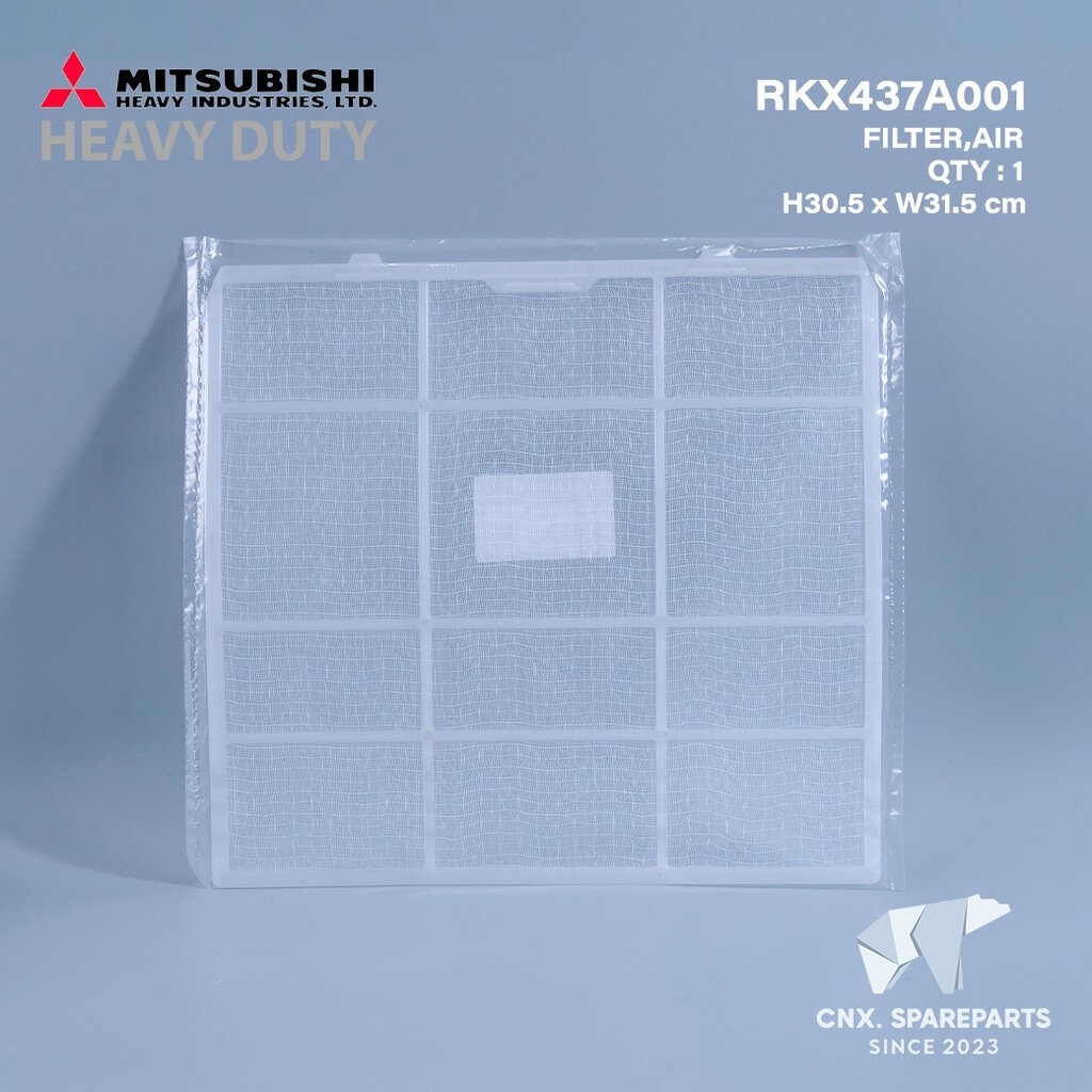 กรองฝุ่นแอร์ RKX437A001 / RKX437A300 แผ่นกรองฝุ่น Mitsubishi Heavy Duty ฟิลเตอร์แอร์ มิตซูบิชิ อะไหล