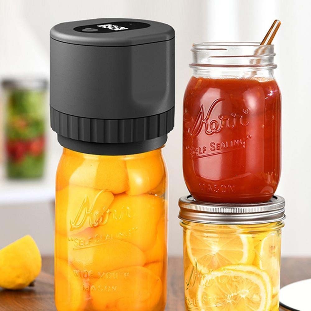 Mason Jar Vacuum Sealer Machine Household Small Fresh Food Canned Packaging Electric Fresh-keeping Machine
