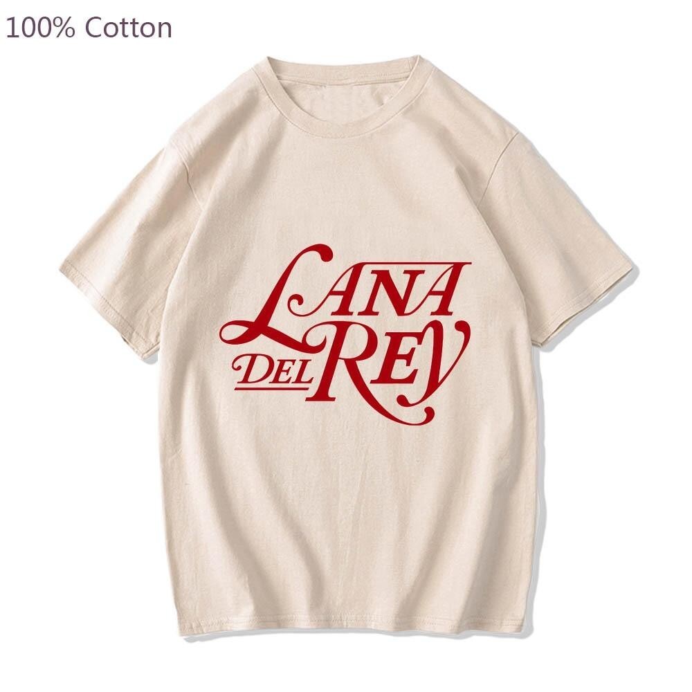 Lana Del Rey Harajuku Cal อะนิเมะเสื้อยืด Hip Hop S-5XL