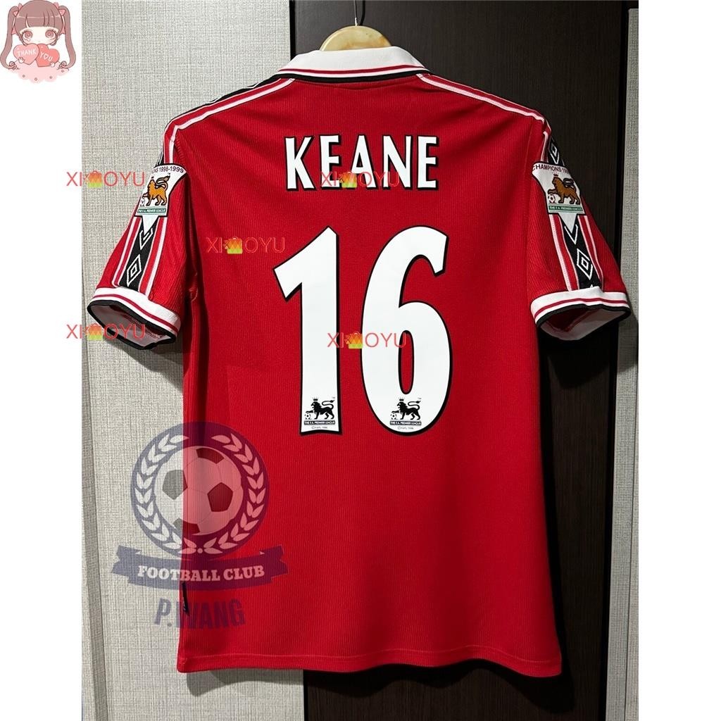 ใหม ่ Vintage Manchester United House 1998/1999 Beckham, School, Keane, Canada, Giggs