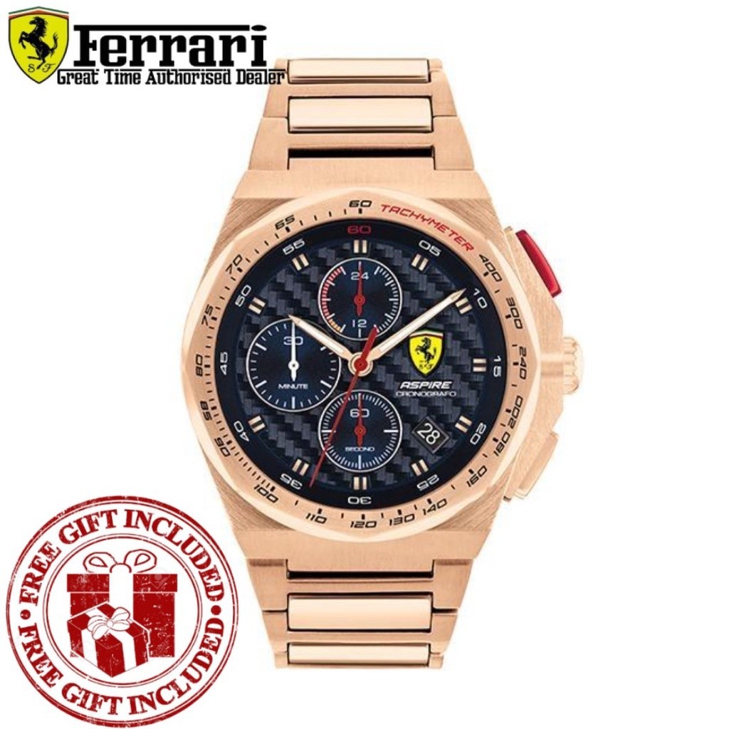 นาฬิกาข้อมือ Scuderia Ferrari สําหรับผู้ชาย 0830833 Aspire