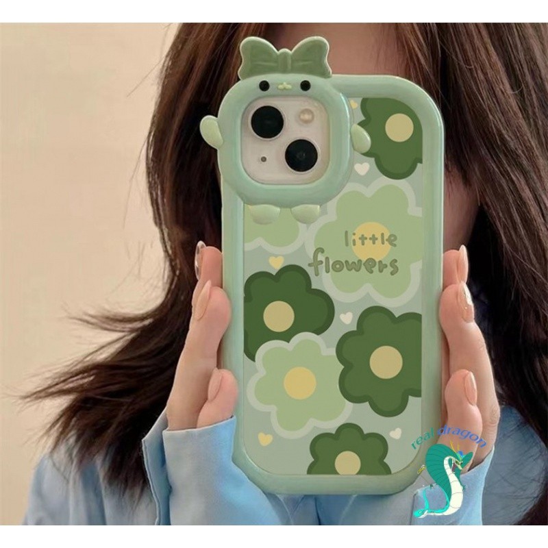 ดอกไม้สีเขียว Samsung S23 U1tra S23 S20 A03s A02s A04s A12 A13 A52s A53 A24 A31