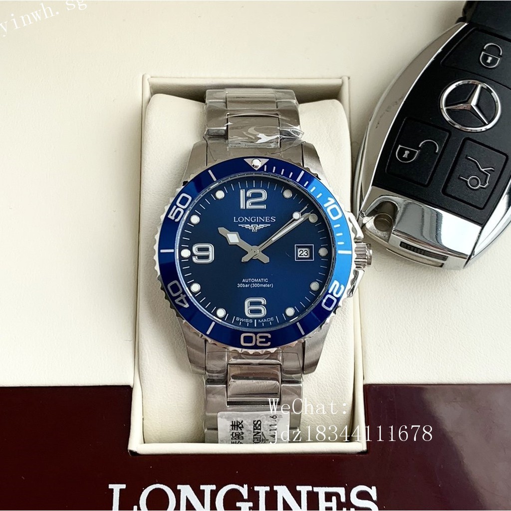 Longines Concas series นาฬิกาข้อมืออัตโนมัติ สําหรับผู้ชาย ขนาด 40x13 มม.