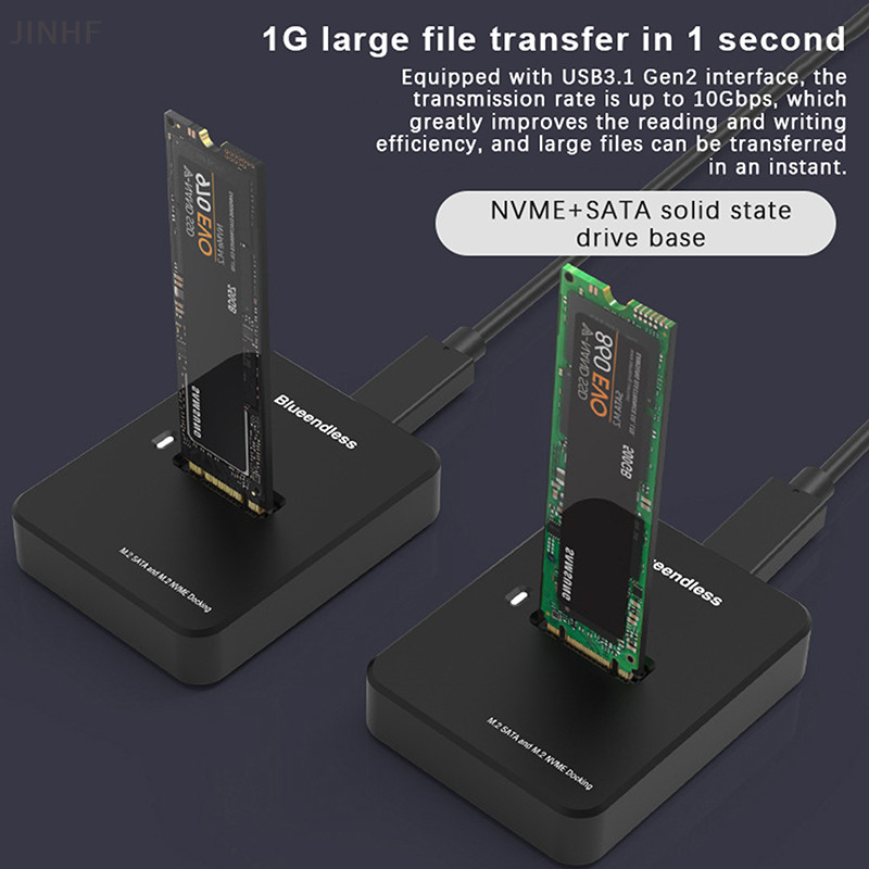[BestBuyshop] เคส M2 NVME Docking Station M Key USB M 2 USB C SSD NVME และ NGFF Hdd SSD Docking Station Base ใหม่ พร้อมส่ง