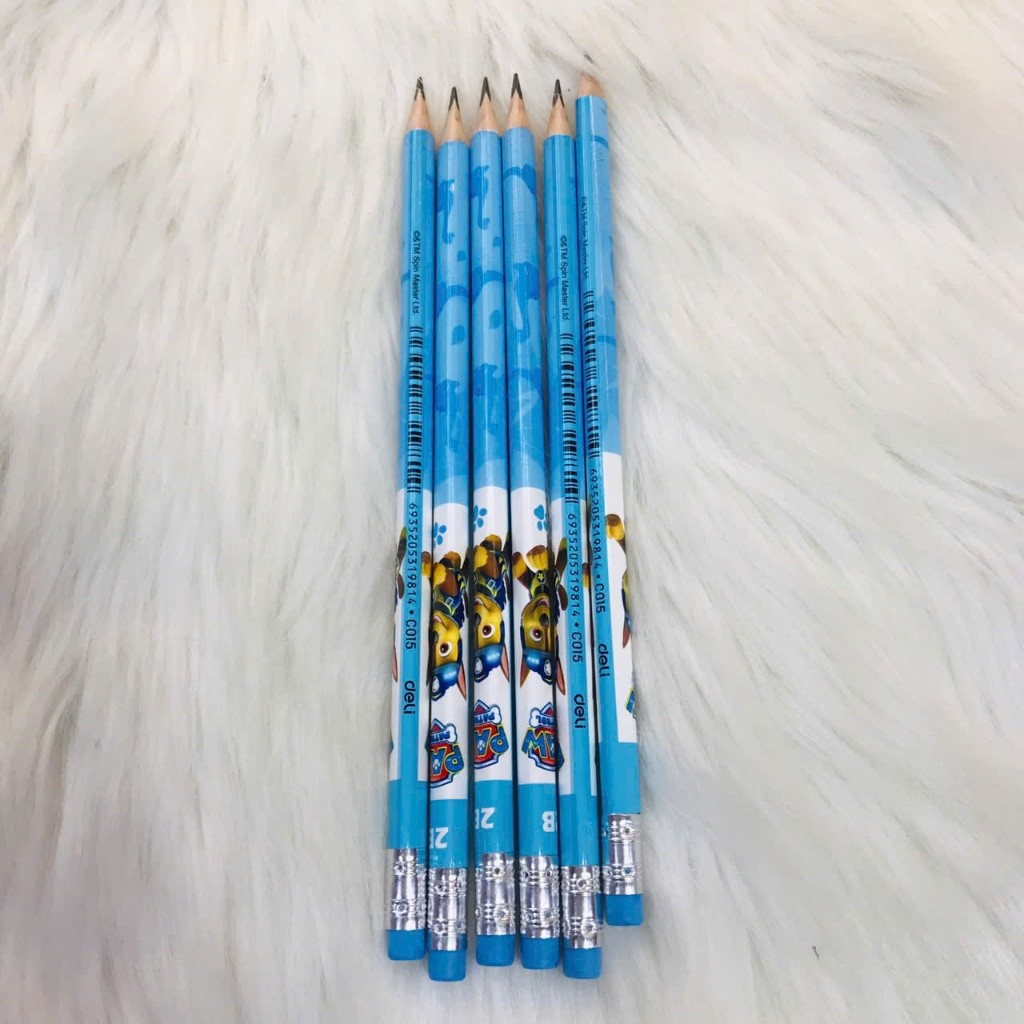 ดินสอกด Deli 2B ปลายปากกาพร้อมยางลบ Deli (NHAN VAN)