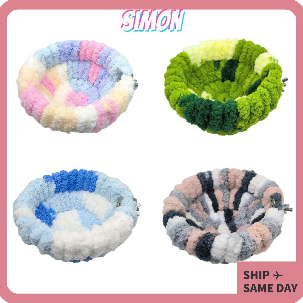 ซิม รังนกอบอุ่น, กรงรังนกแก้วกํามะหยี่ตุ๊กตาหนา, เปลญวนนกหลากสีที่สะดวกสบาย