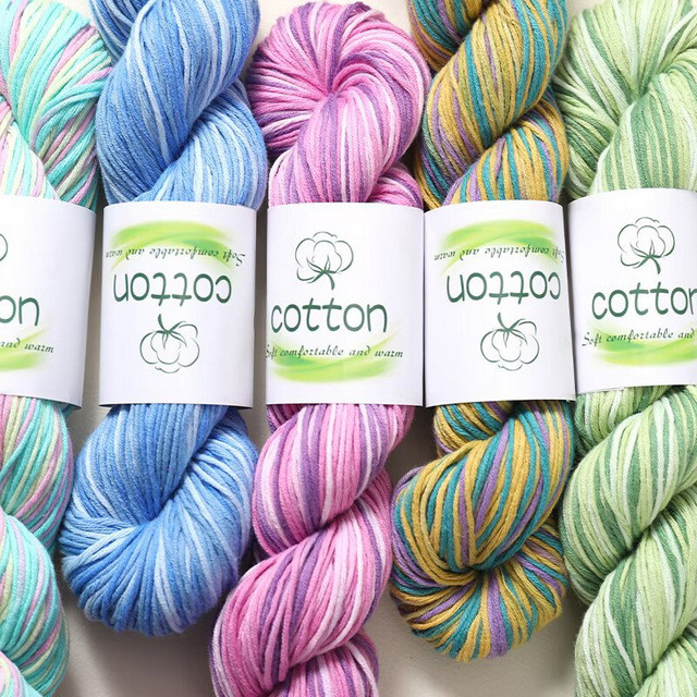 [คลังสินค้าพร้อม Fast Shipping] ผ้าฝ้ายแท้ Dopamine Hand-Dyed Gradient Wool 50g/Group 16 สี Segment ย้อมขนสัตว์ diy Hand-Knitted เสื้อกันหนาวเด็กผ้าพันคอ Group Th